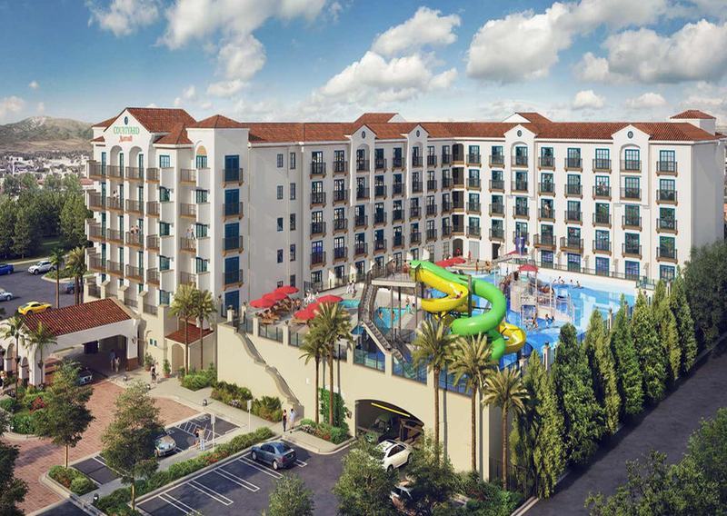 Hotel Courtyard Anaheim Theme Park Entrance Zewnętrze zdjęcie